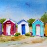 beach huts