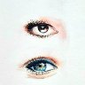 At first sight. A study of eyes.