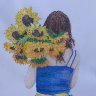 GIRL WITH SUNFLOWERS