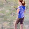 Girl Fishing