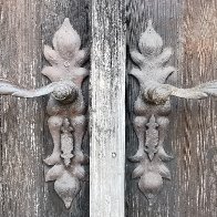 Double Door-handle (Holy Cross Parish Church, Žale Cemetery, Ljubljana, Slovenia) res.jpg