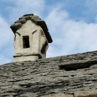 Traditional Stone Roof And Chimney Of The Karst Region (Divača, Slovenia).jpg