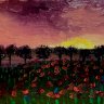 Sunset and Poppies (Thanks to Mark Osborne for this beautiful reference photo)