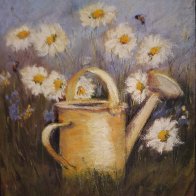 Watering Can and Daisies.jpg