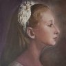 The girl with the white feathers