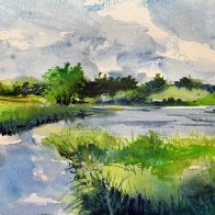 Landscape Challenge - Wet in Wet Color.JPG