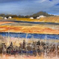 Landscape Challenge - Gouache - Valley View.JPG