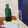 still life with bottles