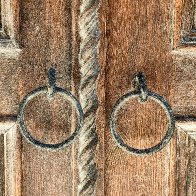 Door With Round Knockers (Sv. Lovreč, Croatia).jpg