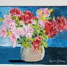 Azalea Flowers in Vase