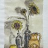 Bottled Sunflowers