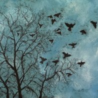 "Several Flew Over" 12x18 pastel J Baumann May 2025.jpg