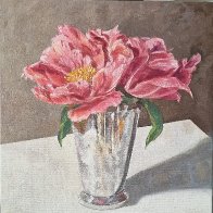 Reflections - peonies in silver vase.jpg