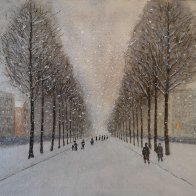 Viacheslav &raquo; Image Galleries &raquo; Buildings - Urban - Street Scenes - Industrial &raquo; first snow of jve.jpg