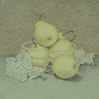 Chinese Pears in Glass Bowl.JPG