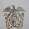 U S Navy WWII Cap Badge