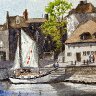 Old Harbour in Honfleur Normandie