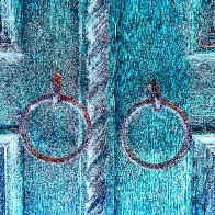 Door With Round Knockers (Sv. Lovreč, Croatia) filter1.jpg