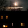 Super Moon Over the House