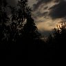 Cloudy sky by twilight
