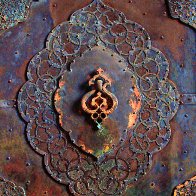Decoration On Metal Gate In Shah Mosque (Isfahan, Iran) filter1.jpg