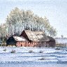 Barn in Snow