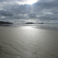 Afternoon Light on Worms Head.JPG