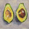 Avocado halves