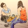 11. (Two friends chatting) Rescue